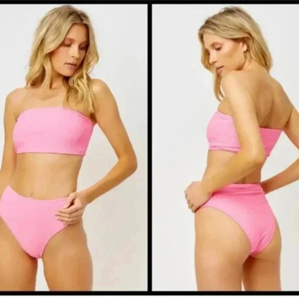 FRANKIE'S Ribbed Bikini (Tolly Underwire Top + Jenna High Waist Bottoms) - Picture 7 of 10